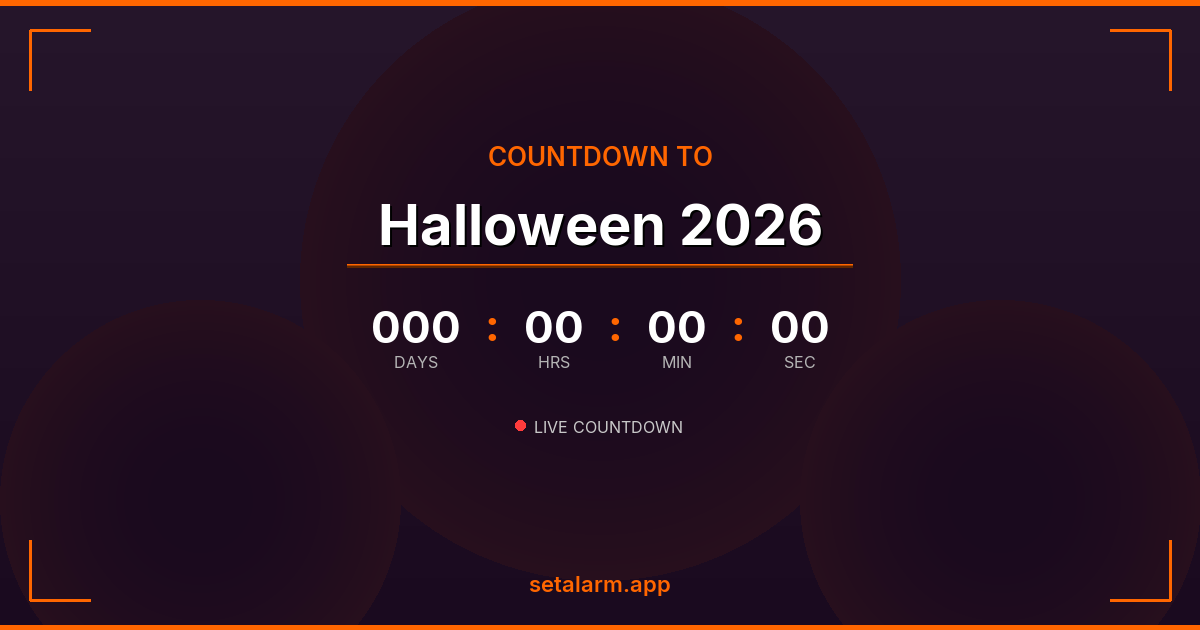 Spooky Halloween Countdown 2026 — Animated Decorations and Themed ...